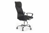 ZALUS Krzesło biurowe z membraną czarne czarny - zdjęcie 2