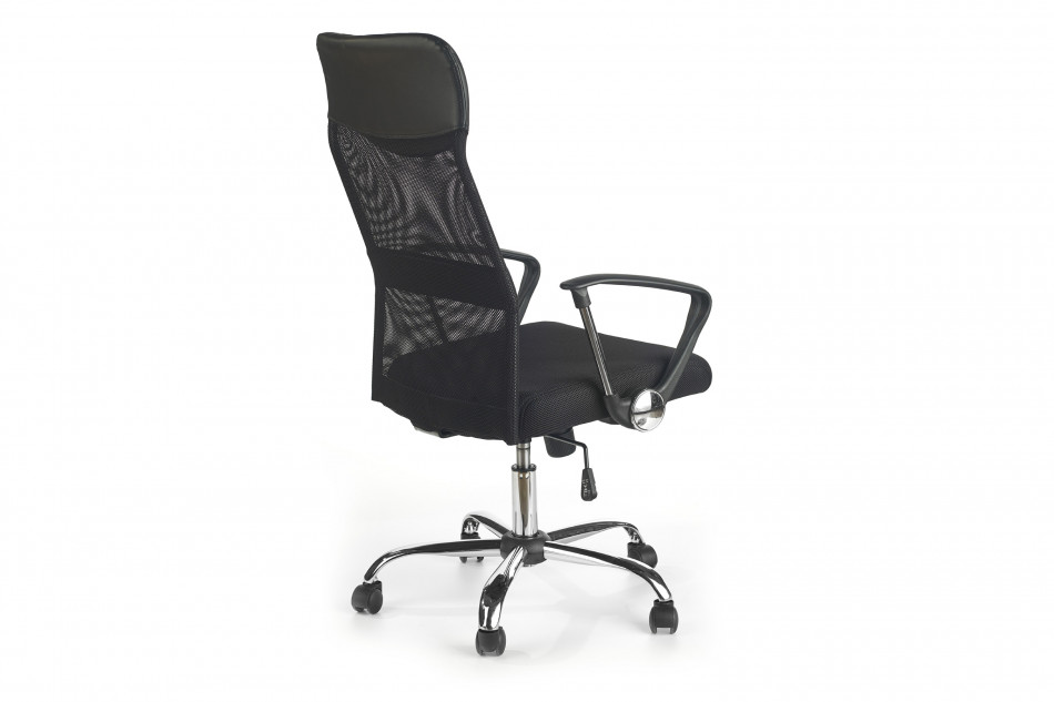 ZALUS Krzesło biurowe z membraną czarne czarny - zdjęcie 1