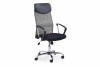 ZALUS Krzesło biurowe z membraną szare szary/czarny - zdjęcie 1
