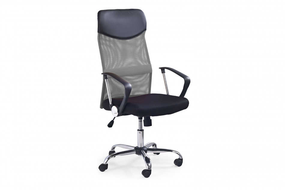 ZALUS Krzesło biurowe z membraną szare szary/czarny - zdjęcie 0