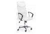 ZALUS Krzesło biurowe z membraną białe biały - zdjęcie 1