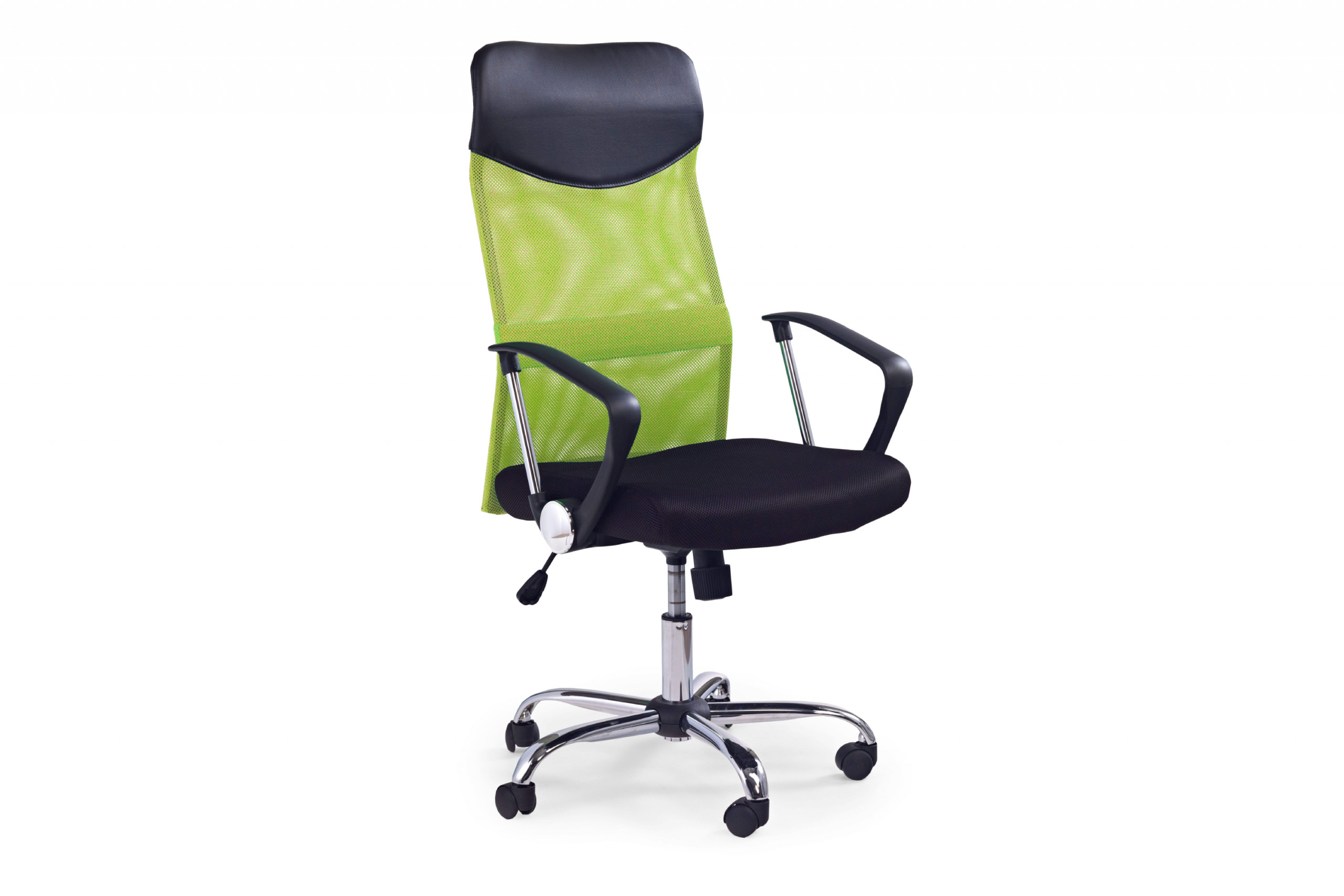 Krzesło biurowe z membraną zielone