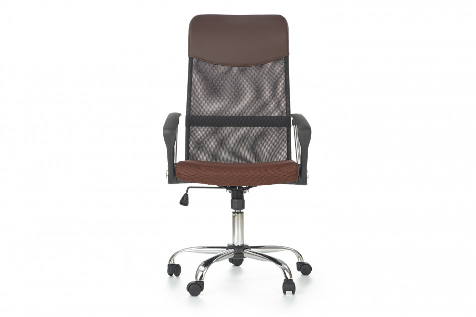 ZALUS Krzesło biurowe z membraną brązowe brązowy/czarny - zdjęcie 1