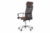 ZALUS Krzesło biurowe z membraną brązowe brązowy/czarny - zdjęcie 3