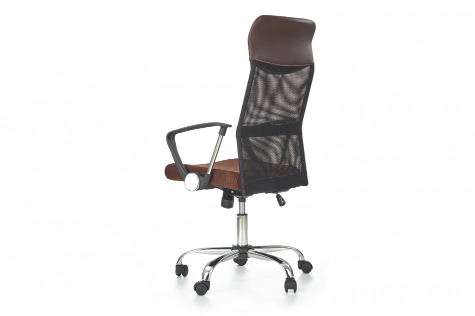 ZALUS Krzesło biurowe z membraną brązowe brązowy/czarny - zdjęcie 2