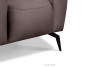 RUBERO Modernistyczny fotel do salonu na nóżkach brązowy brązowy - zdjęcie 6