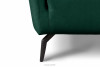 CORDI Fotel pikowany na nóżkach ciemnozielony ciemny zielony - zdjęcie 6