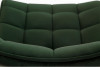 BELISSI Proste krzesło do salonu welur butelkowa zieleń ciemny zielony - zdjęcie 9