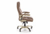 HAKO Krzesło do biurka z podłokietnikami brązowe brązowy - zdjęcie 2