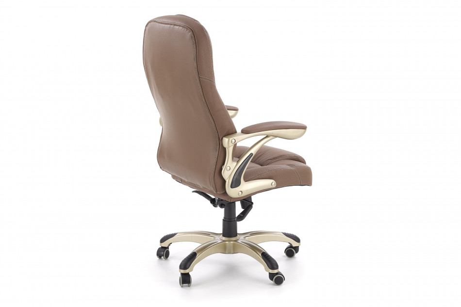 HAKO Krzesło do biurka z podłokietnikami brązowe brązowy - zdjęcie 2