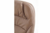 HAKO Krzesło do biurka z podłokietnikami brązowe brązowy - zdjęcie 5