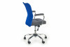 WISTERI Krzesło do biurka młodzieżowe niebieskie niebieski/szary - zdjęcie 2