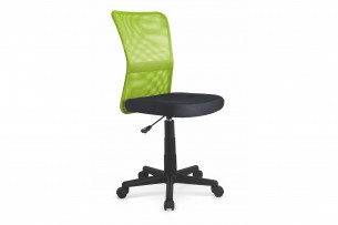 BARYA, https://konsimo.pl/kolekcja/barya/ Krzesło do biurka dla dzieci obrotowe zielone zielony/czarny - zdjęcie