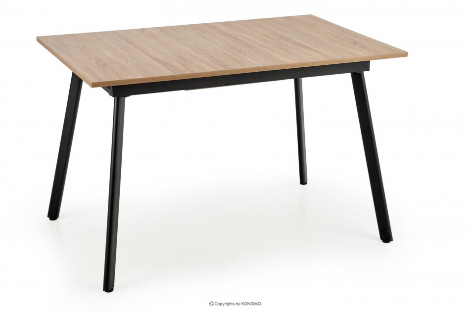 TEMIS Loftowy funkcjonalny stół do salonu dąb sonoma/szary/czarny - zdjęcie 3