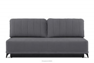 Prosta kanapa z funkcją spania 140x200 cm matowa szara