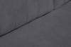 PULMO Prosta kanapa z funkcją spania 140x200 cm matowa szara szary - zdjęcie 11