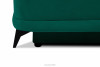 PULMO Prosta kanapa z funkcją spania 140x200 cm matowa ciemnozielona ciemny zielony - zdjęcie 12