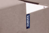 PULMO Prosta kanapa z funkcją spania 140x200 cm matowa jasnobrązowa jasny brązowy - zdjęcie 9