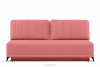 PULMO Prosta kanapa z funkcją spania 140x200 cm matowa różowa różowy - zdjęcie 1