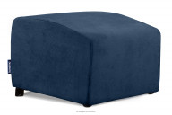 Elegancki granatowy puf