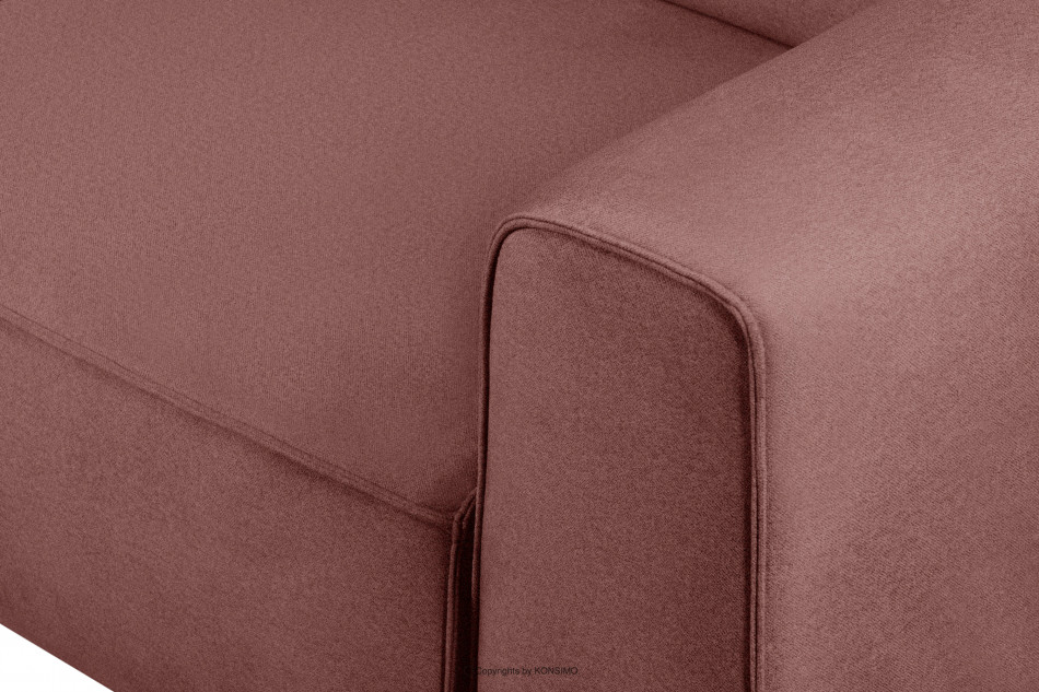 VESTRI Różowy fotel na nóżkach różowy - zdjęcie 6