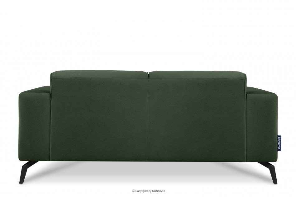 VESTRI Sofa 2 osobowa na nóżkach do salonu ciemnozielona ciemny zielony - zdjęcie 4