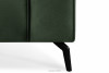 VESTRI Sofa 2 osobowa na nóżkach do salonu ciemnozielona ciemny zielony - zdjęcie 6