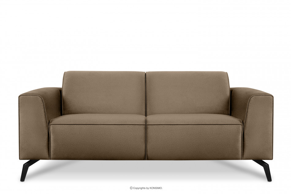 VESTRI Nowoczesna dwuosobowa sofa beżowa beżowy - zdjęcie 0