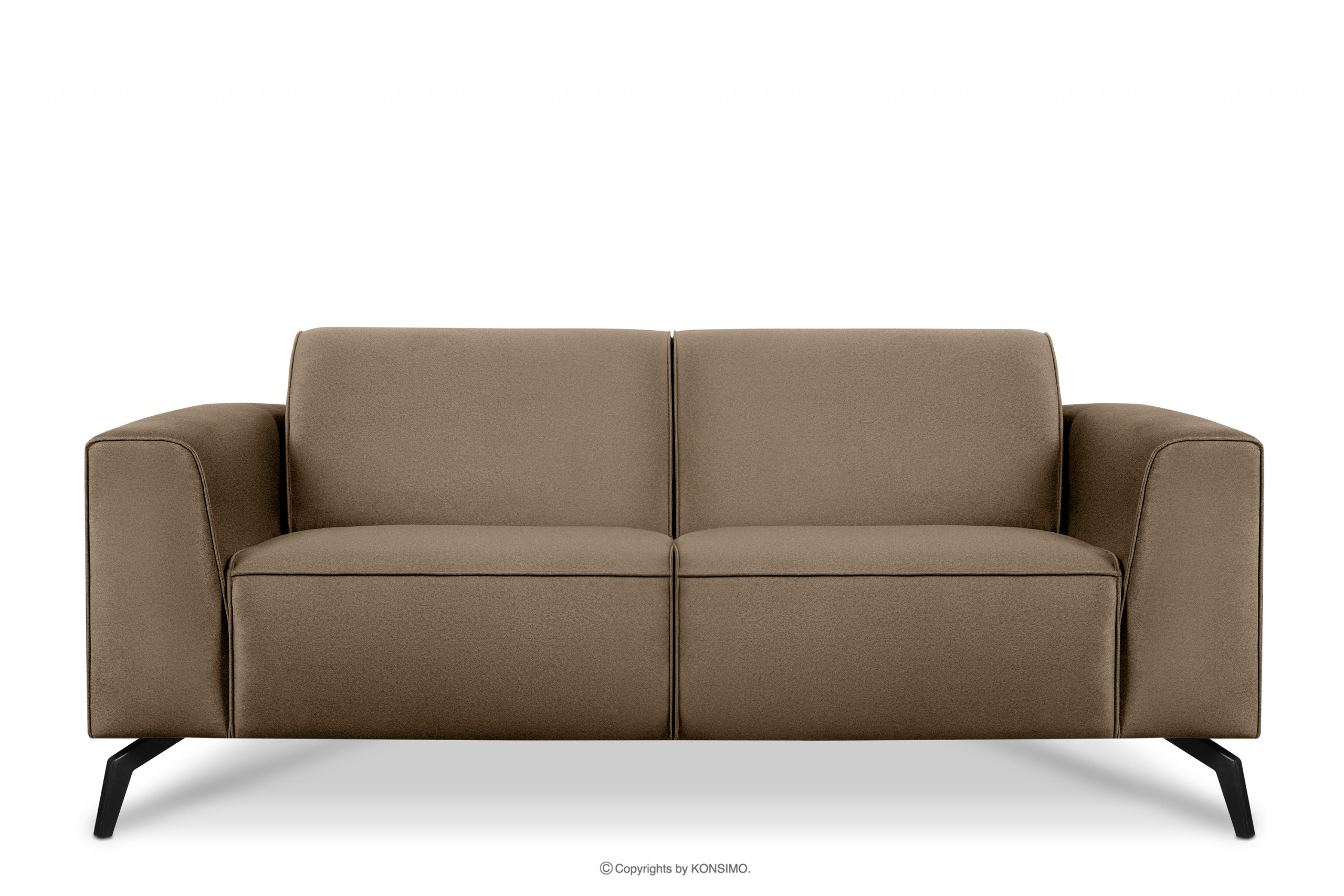 Nowoczesna dwuosobowa sofa beżowa
