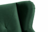 MIRO Fotel uszak elegancki ciemnozielony ciemny zielony - zdjęcie 7