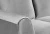 MIRO Elegancka sofa 2 osobowa jasnoszara jasny szary - zdjęcie 6