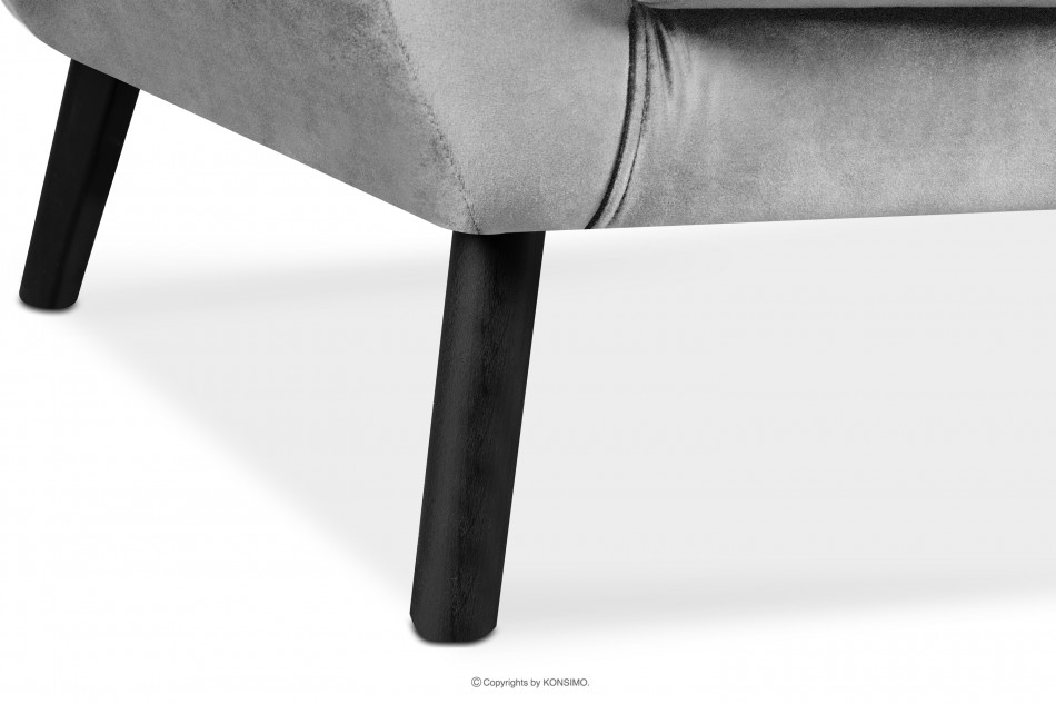 MIRO Elegancka sofa 2 osobowa jasnoszara jasny szary - zdjęcie 4