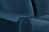 MIRO Mała sofa dwuosobowa elegancka granatowa granatowy - zdjęcie 6