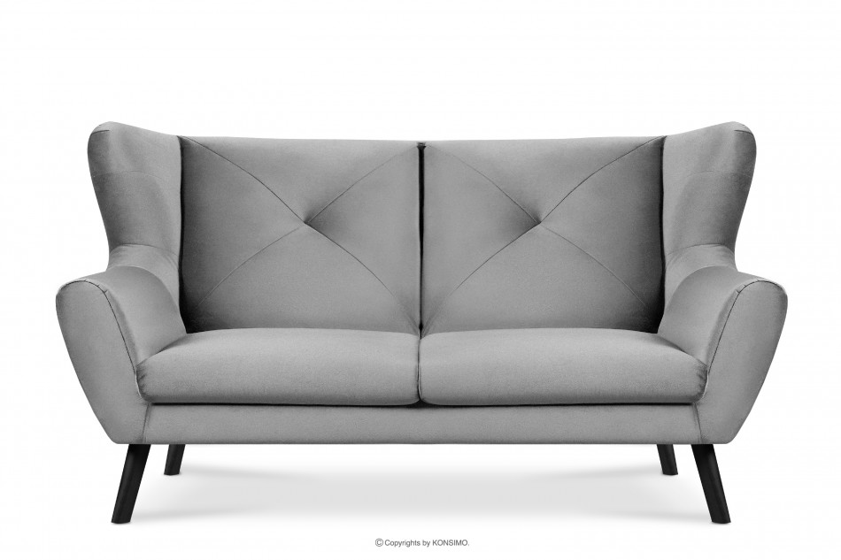 MIRO Elegancka sofa 3 osobowa jasnoszara jasny szary - zdjęcie 0