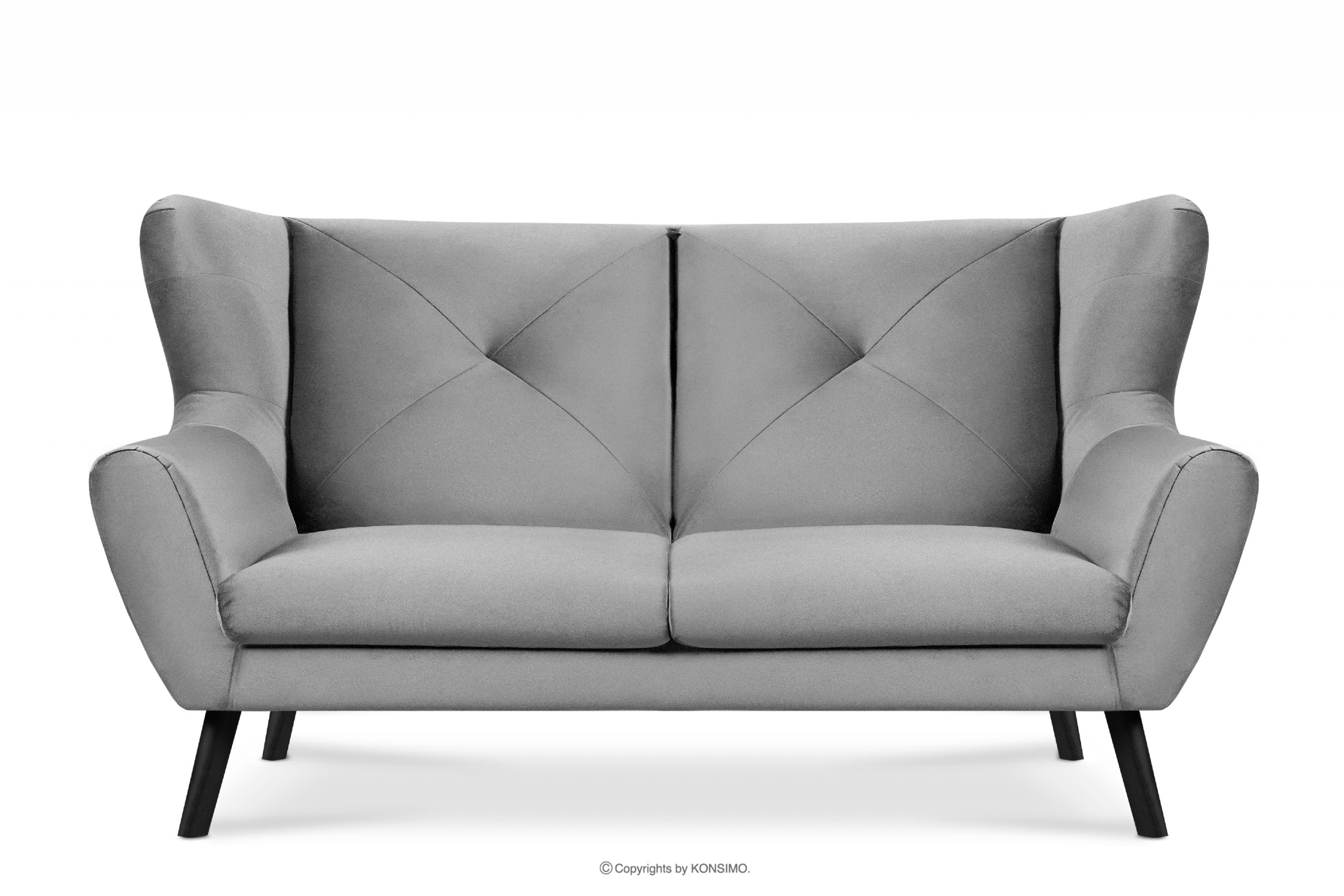 Elegancka sofa 3 osobowa jasnoszara