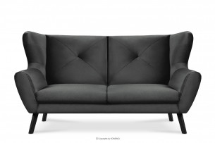 MIRO, https://konsimo.pl/kolekcja/miro/ Elegancka sofa trzyosobowa ciemnoszara ciemny szary - zdjęcie