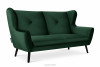 MIRO Ciemnozielona sofa trzyosobowa na nóżkach ciemny zielony - zdjęcie 3