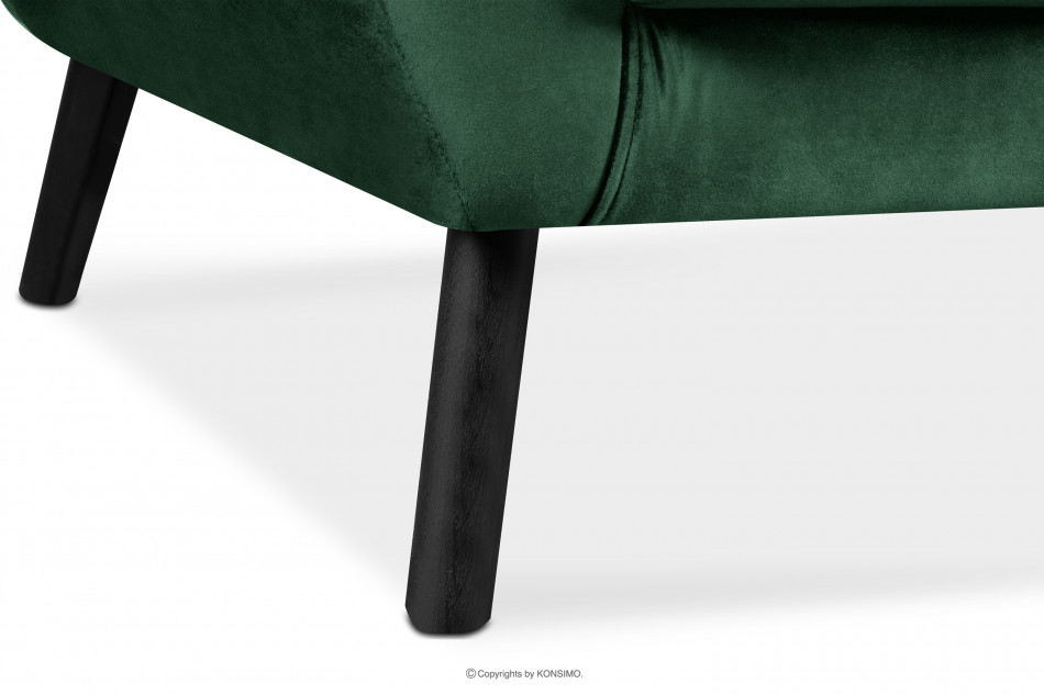 MIRO Ciemnozielona sofa trzyosobowa na nóżkach ciemny zielony - zdjęcie 4