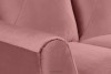 MIRO Różowa sofa 3 osobowa welur różowy - zdjęcie 6