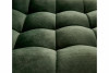 ALOSA Elegancki hoker obrotowy tapicerowany ciemnozielony ciemny zielony/czarny - zdjęcie 10