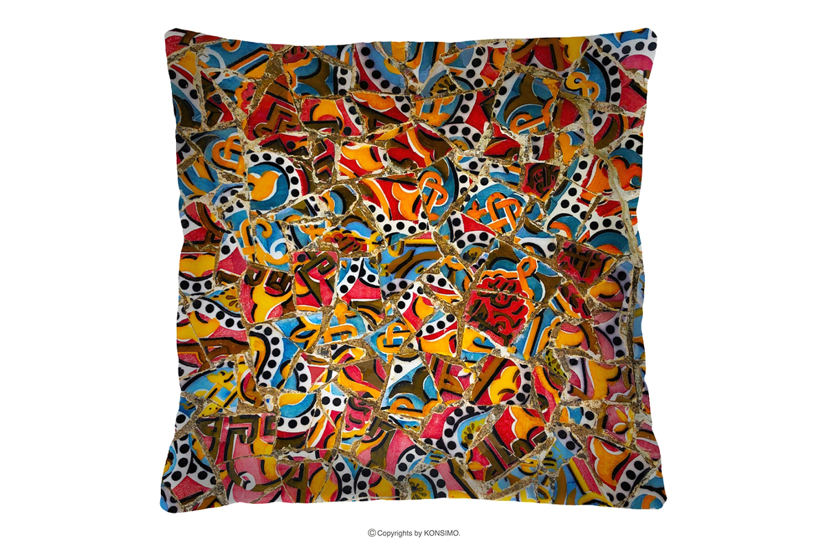 Kolorowa poduszka abstrakcja