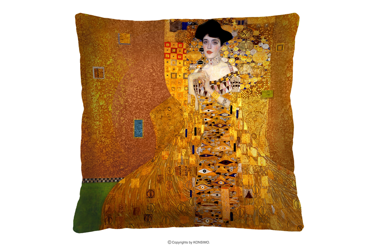 Poduszka dekoracyjna wzór Gustav Klimt