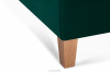 ERISO Pufa otwierana na drewnianych nóżkach ciemny zielony otomana ciemny zielony - zdjęcie 5