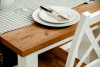 DAVI Skandynawski stół z krzesłami do kuchni dąb craft złoty/biały - zdjęcie 13