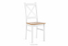 DAVI Skandynawski stół z krzesłami do kuchni dąb craft złoty/biały - zdjęcie 7
