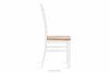 DAVI Skandynawski stół z krzesłami do kuchni dąb craft złoty/biały - zdjęcie 8