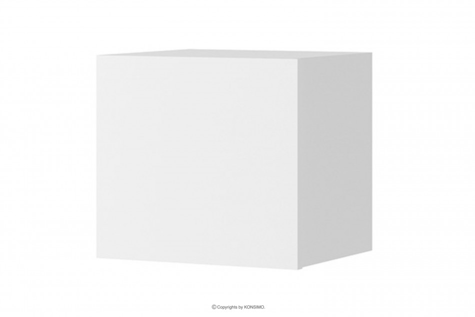 PAVO Półka wisząca kwadrat biały połysk biały połysk - zdjęcie 0