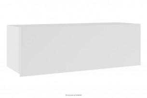 PAVO, https://konsimo.pl/kolekcja/pavo/ Półka wisząca zamykana biały połysk biały połysk/biały matowy - zdjęcie
