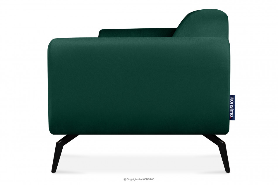 RUBERO Wygodna sofa 3 osobowa ciemnozielona ciemny zielony - zdjęcie 4