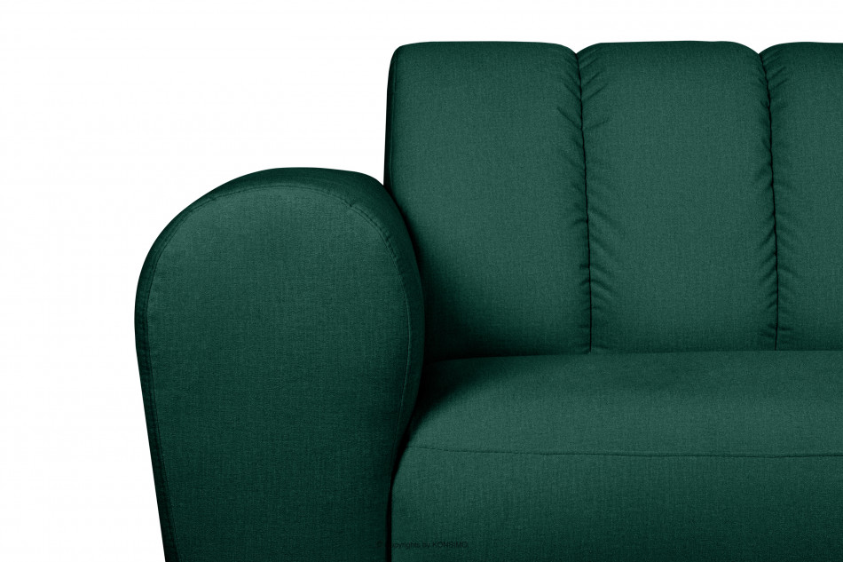 RUBERO Wygodna sofa 3 osobowa ciemnozielona ciemny zielony - zdjęcie 6